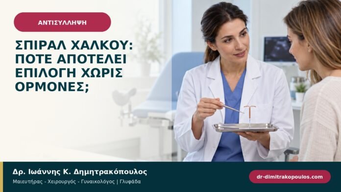 Σπιράλ χαλκού: πότε αποτελεί επιλογή χωρίς ορμόνες;