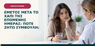 Έμετος μετά το χάπι της επόμενης ημέρας: πότε ζητώ συμβουλή;