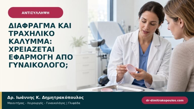 Διάφραγμα και τραχηλικό κάλυμμα: χρειάζεται εφαρμογή από γυναικολόγο;