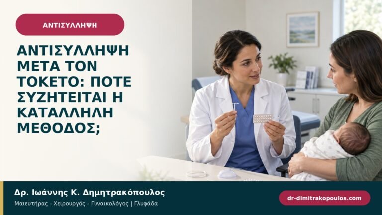 Αντισύλληψη μετά τον τοκετό: πότε συζητείται η κατάλληλη μέθοδος;