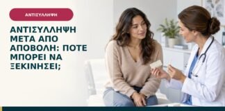 Αντισύλληψη μετά από αποβολή: πότε μπορεί να ξεκινήσει;