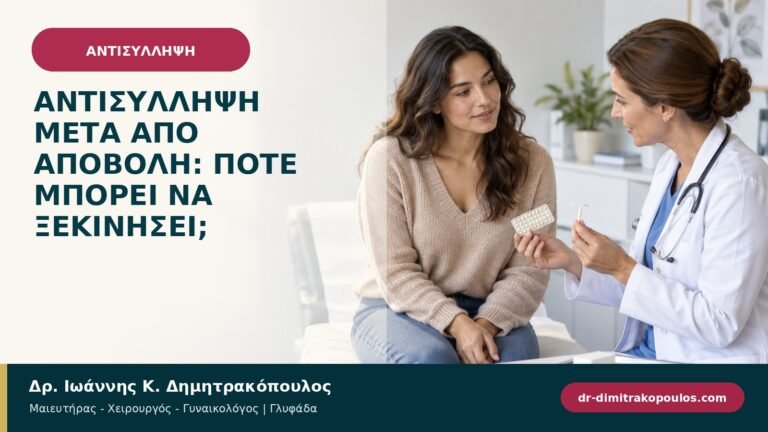 Αντισύλληψη μετά από αποβολή: πότε μπορεί να ξεκινήσει;