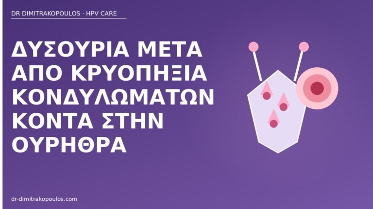 δυσουρία κρυοπηξία ουρήθρα