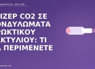 λέιζερ CO2 πρωκτικά κονδυλώματα
