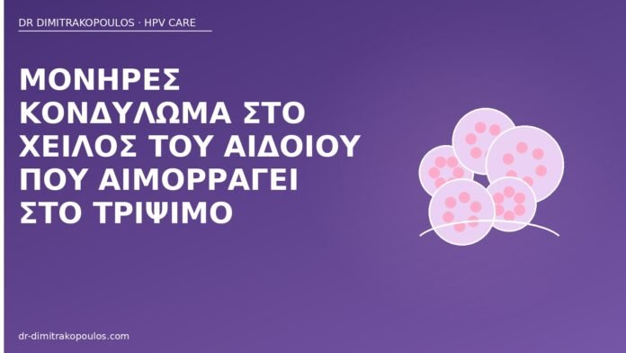 κονδύλωμα αιδοίο αιμορραγία