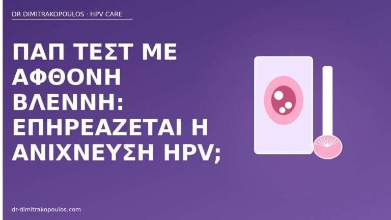 Παπ βλέννη ανίχνευση HPV