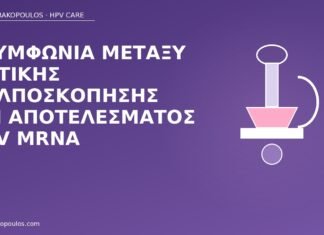 ασυμφωνία κολποσκόπησης HPV mRNA