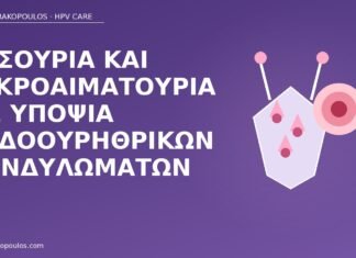 Δυσουρία και μικροαιματουρία με υποψία ενδοουρηθρικών κονδυλωμάτων δυσουρία ενδοουρηθρικά κονδυλώματα