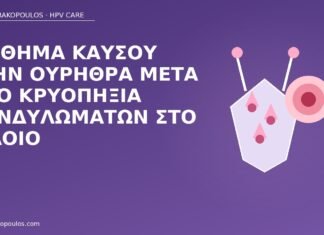 Αίσθημα καύσου στην ουρήθρα μετά από κρυοπηξία κονδυλωμάτων στο αιδοίο καύσος ουρήθρας κρυοπηξία