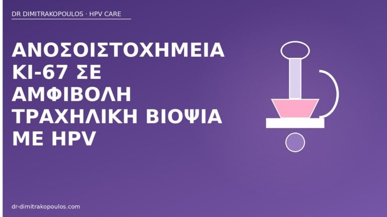 Ki-67 τραχηλική βιοψία HPV