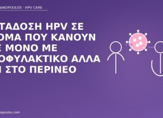 Μετάδοση HPV σε άτομα που κάνουν σεξ μόνο με προφυλακτικό αλλά όχι στο περίνεο HPV προφυλακτικό περίνεο