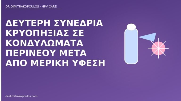δεύτερη κρυοπηξία περίνεο