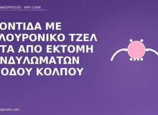υαλουρονικό μετά εκτομή κονδυλωμάτων