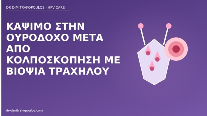 κάψιμο ουροδόχου μετά κολποσκόπηση