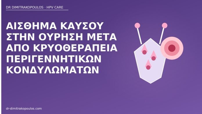 καύσος ούρηση κρυοθεραπεία