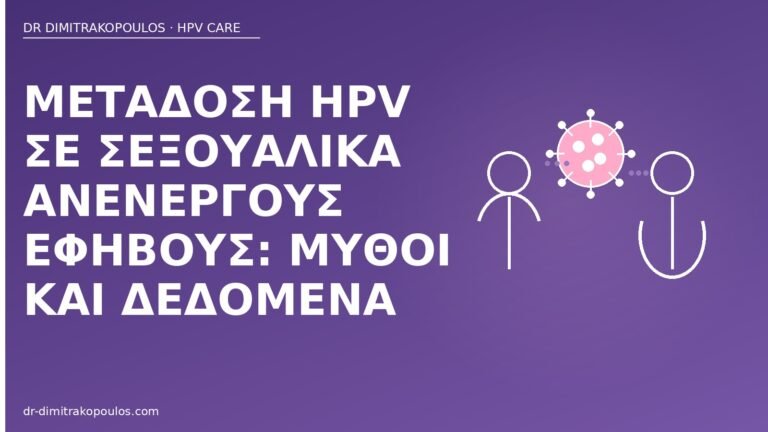 μετάδοση HPV έφηβοι ανενεργοί