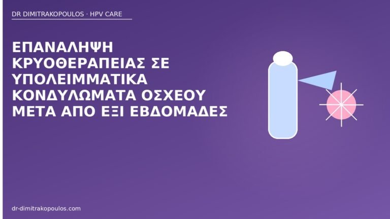 επανάληψη κρυοθεραπείας όσχεο