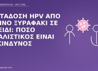 Μετάδοση HPV από κοινό ξυραφάκι σε ταξίδι: πόσο ρεαλιστικός είναι ο κίνδυνος μετάδοση HPV ξυραφάκι
