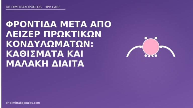 φροντίδα λέιζερ πρωκτός