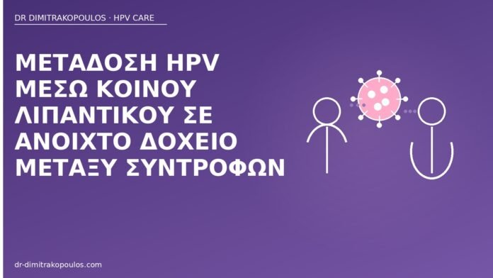 μετάδοση HPV λιπαντικό