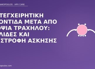 Μετεγχειρητική φροντίδα μετά από βιοψία τραχήλου: κηλίδες και επιστροφή άσκησης φροντίδα βιοψία τραχήλου