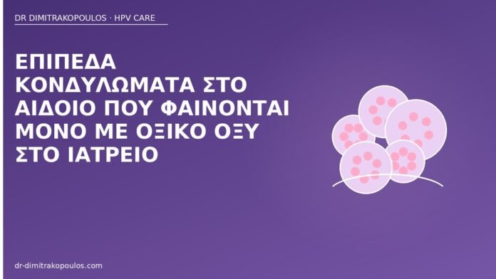 επίπεδα κονδυλώματα αιδοίο