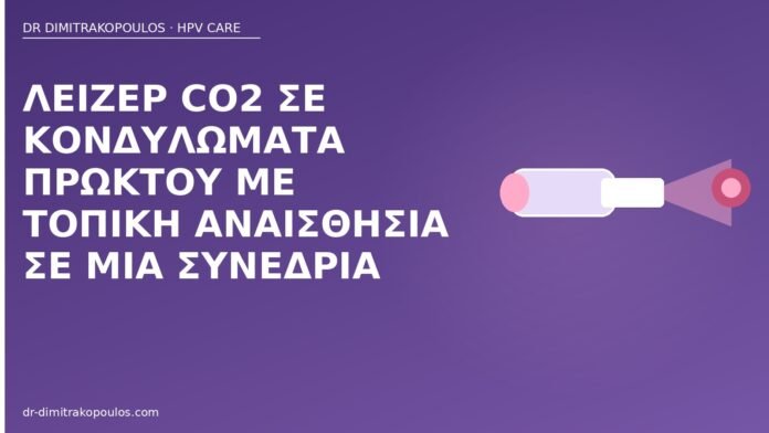 λέιζερ κονδυλώματα πρωκτού