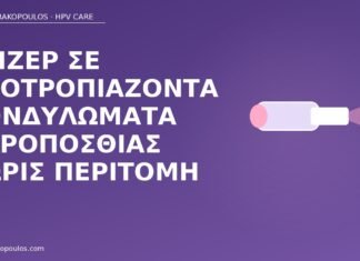 λέιζερ κονδυλώματα ακροποσθία