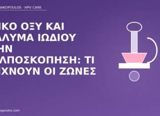 Οξικό οξύ και διάλυμα ιωδίου στην κολποσκόπηση: τι δείχνουν οι ζώνες οξικό οξύ ιώδιο κολποσκόπηση