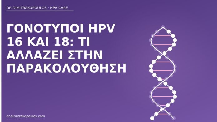 HPV 16 18 παρακολούθηση
