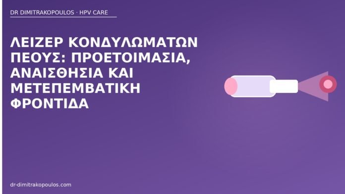 Λέιζερ κονδυλωμάτων πέους: προετοιμασία, αναισθησία και μετεπεμβατική φροντίδα λέιζερ κονδυλώματα πέους
