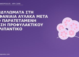 Κονδυλώματα στη στεφανιαία αύλακα μετά από παρατεταμένη χρήση προφυλακτικού με λιπαντικό κονδυλώματα στεφανιαία αύλακα