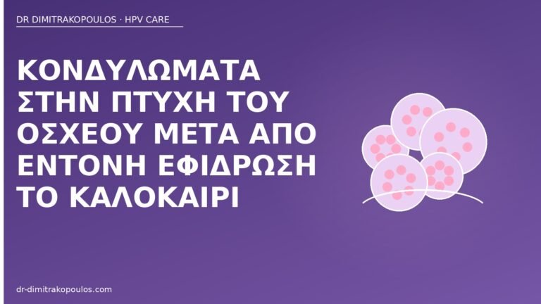 κονδυλώματα όσχεο εφίδρωση