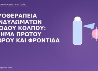 κρυοθεραπεία είσοδος κόλπου