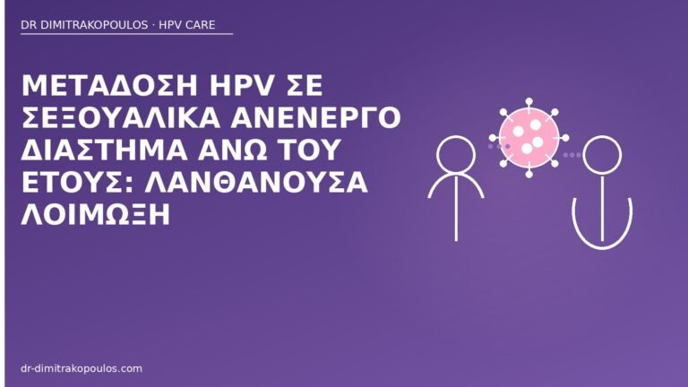 λανθάνουσα λοίμωξη HPV