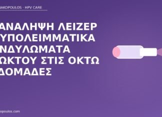 επανάληψη λέιζερ κονδυλώματα πρωκτού