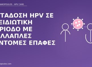 Μετάδοση HPV σε ταξιδιωτική περίοδο με πολλαπλές σύντομες επαφές μετάδοση HPV ταξίδι