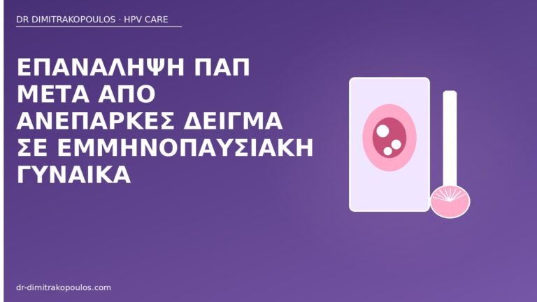 ανεπαρκές Παπ εμμηνόπαυση