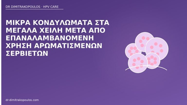 κονδυλώματα μεγάλα χείλη