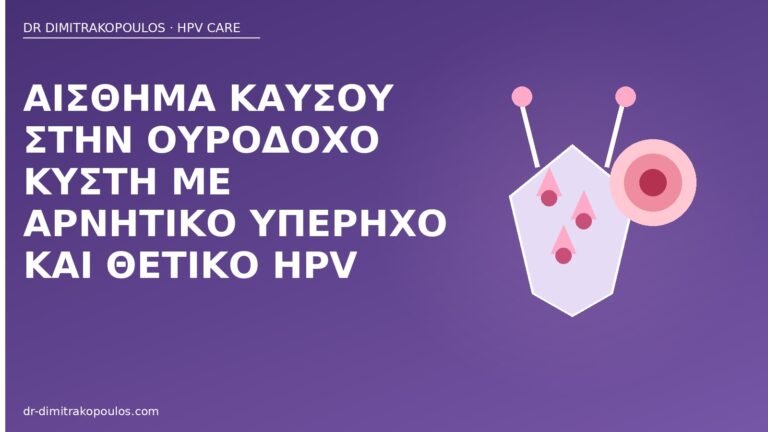 καύσος κύστης HPV