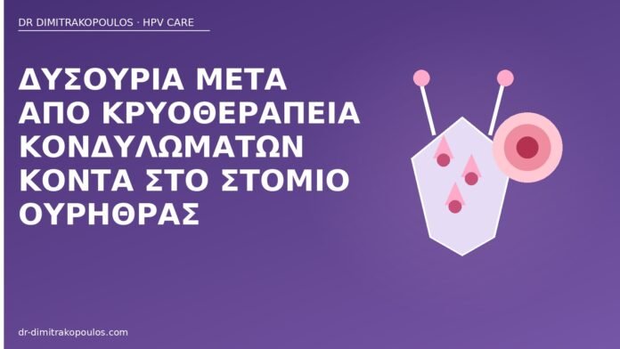 δυσουρία κρυοθεραπεία ουρήθρα