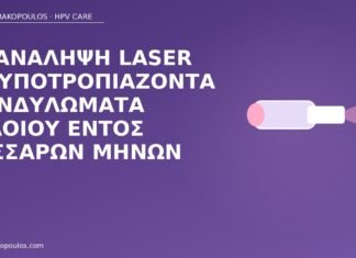 υποτροπή κονδυλωμάτων laser