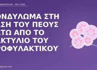 Κονδύλωμα στη βάση του πέους κάτω από το δακτύλιο του προφυλακτικού κονδύλωμα βάση πέους