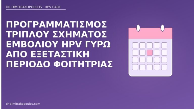 εμβόλιο HPV εξεταστική