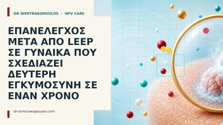 επανέλεγχος LEEP δεύτερη εγκυμοσύνη