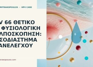 HPV 66 θετικό με φυσιολογική κολποσκόπηση: μεσοδιάστημα επανελέγχου HPV 66 φυσιολογική κολποσκόπηση