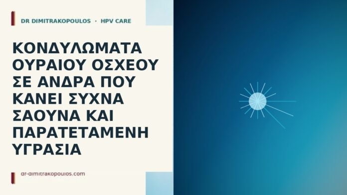κονδυλώματα όσχεο σάουνα