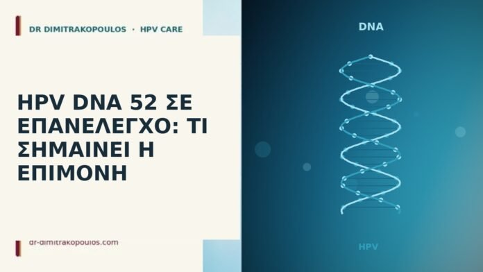 HPV DNA 52 επιμονή