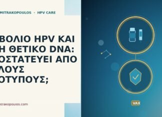 Εμβόλιο HPV και ήδη θετικό DNA: προστατεύει από άλλους υπότυπους; εμβόλιο HPV θετικό DNA