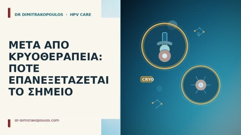 μετά κρυοθεραπεία επανεξέταση